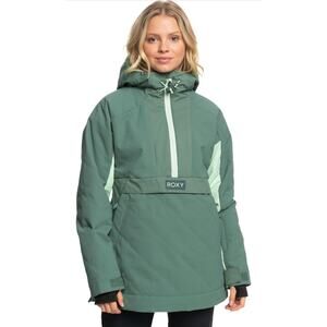 Roxy Women's Radiant Lines Overhead DryFlight Jacket, Dark Forest, S